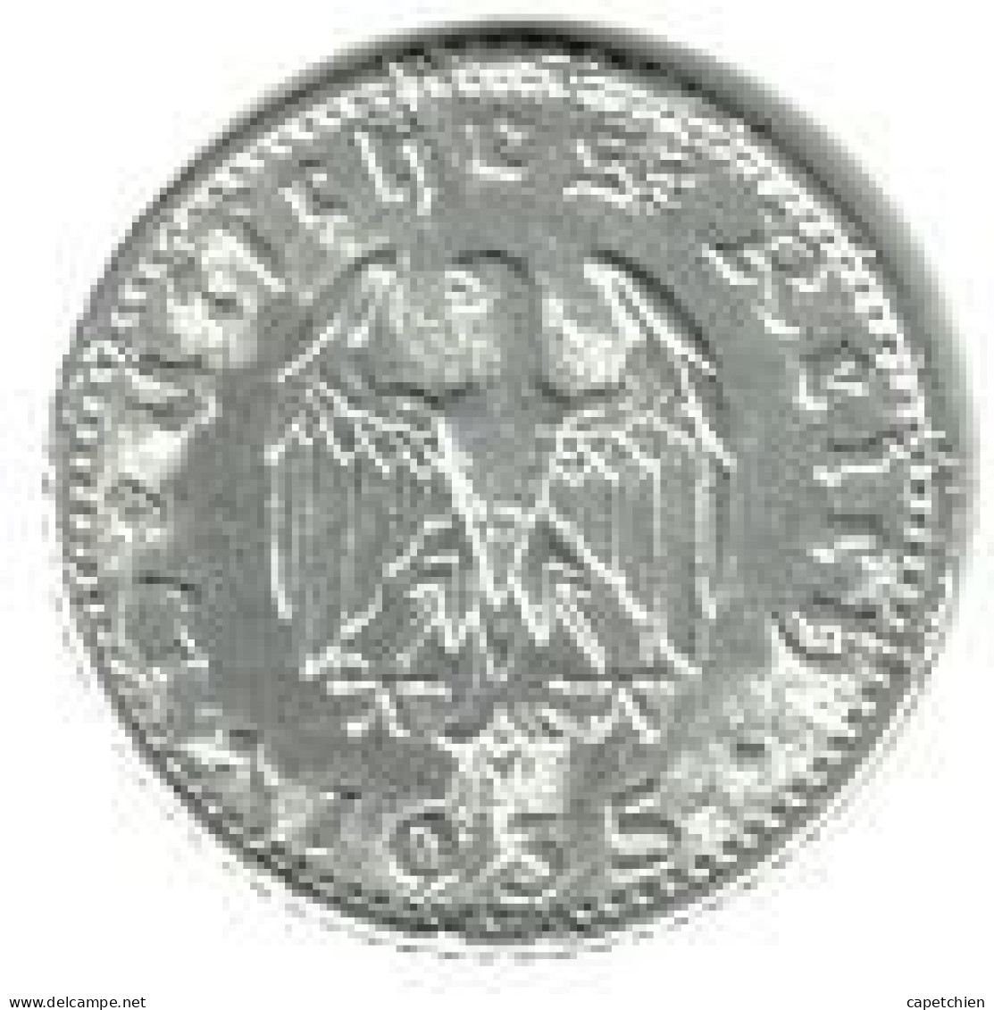 ALLEMAGNE / 50 REICHSPFENNIG / 1935 D - MÜNCHEN / ALU - 50 Reichspfennig