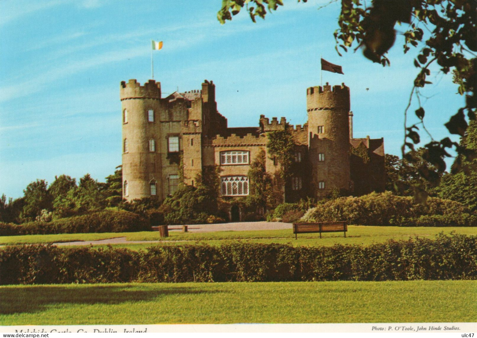 - Malahide Castle, Co. DUBLIN. IRELAND. - Scan Verso - - Dublin