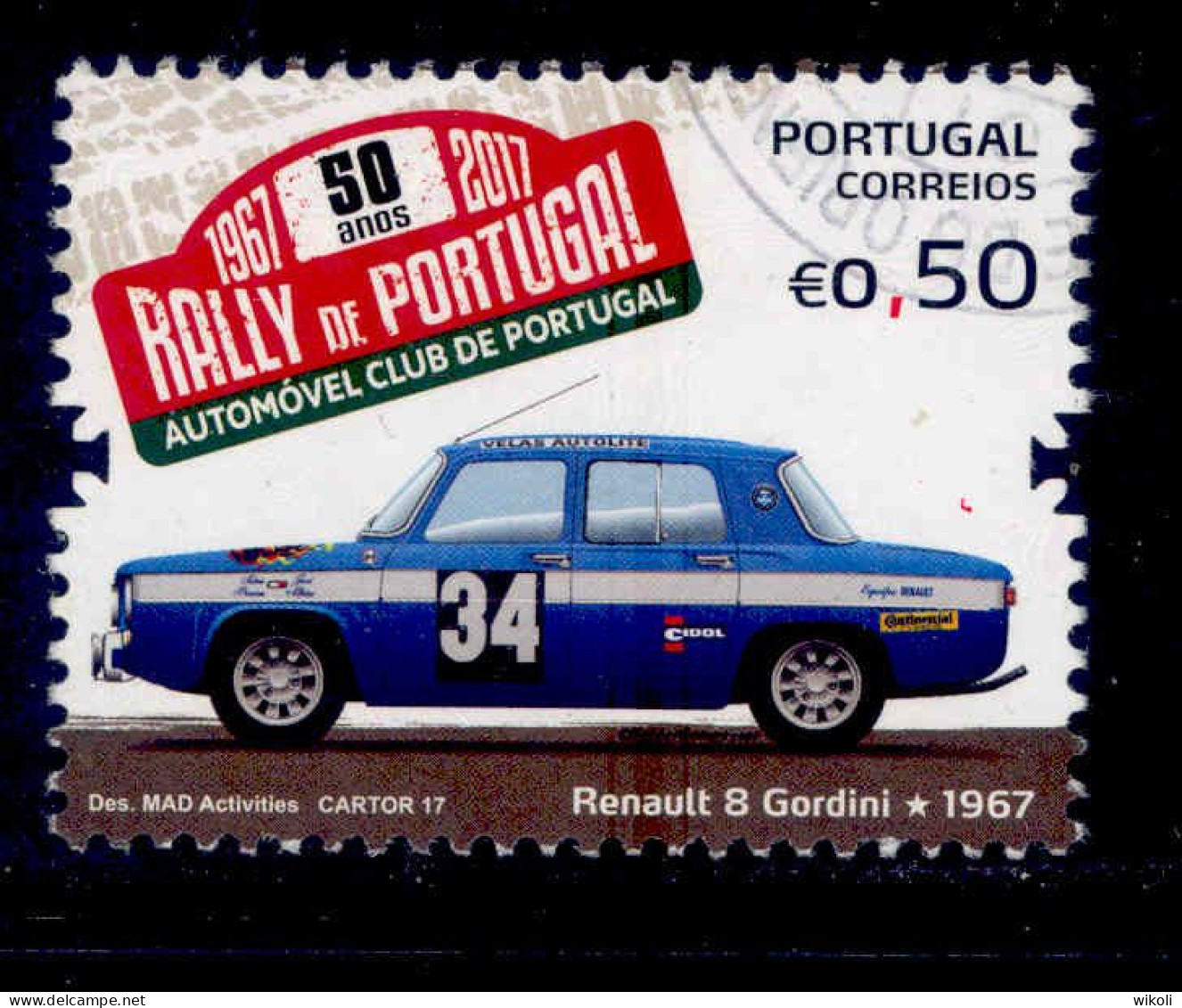 ! ! Portugal - 2016 Portugal Rallye - Af. 4837 - Used - Gebraucht