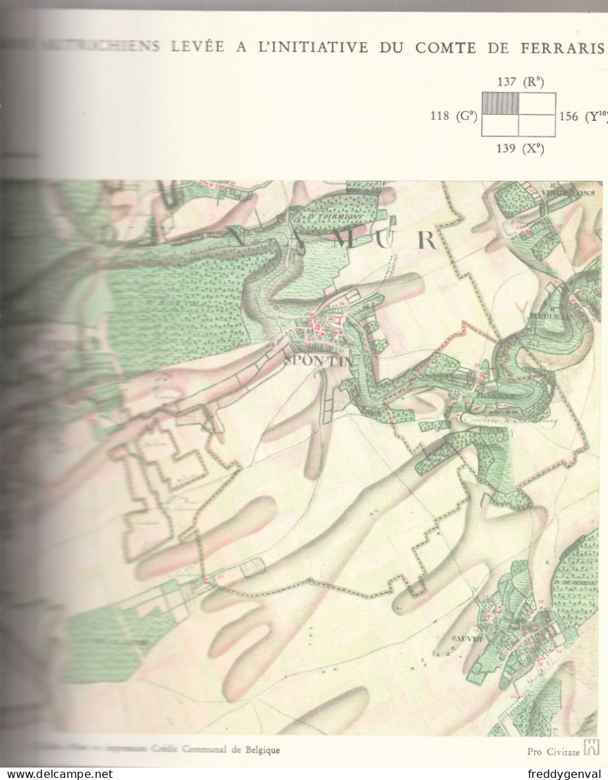 CHINAY CARTES DE CABINET DES PAYS BAS AUTRICHIENS LEVEES PAR LE COMTE FERRARIS REPRODUCTIONS - Autres & Non Classés