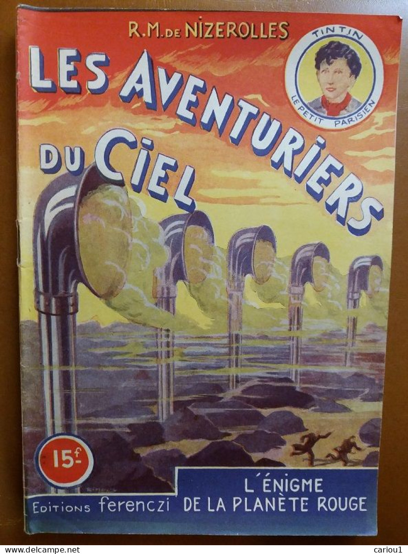 C1 Nizerolles LES AVENTURIERS DU CIEL # 8 L Enigme De La Planete Rouge 1950 SF  PORT INCLUS France - Antes De 1950