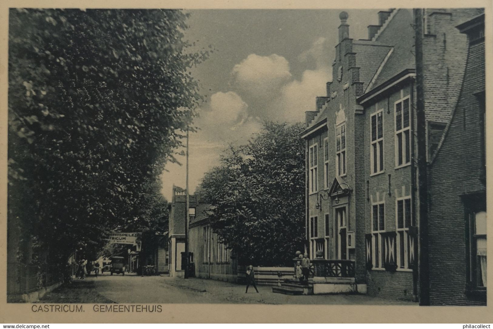 Castricum (NH) Gemeentehuis (niet Standaard Zicht) 1932 - Andere & Zonder Classificatie