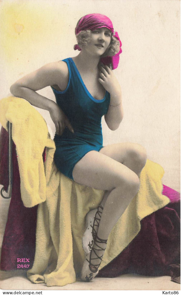 Baigneuse * Carte Photo * Mode Maillot De Bain * Pin Up - Fashion