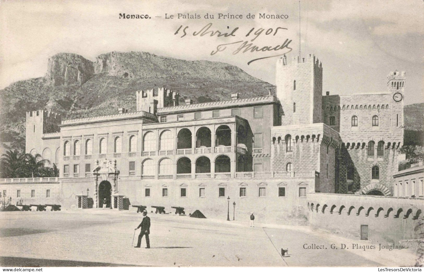 MONACO - Le Palais Du Prince De Monaco - Carte Postale Ancienne - Palacio Del Príncipe