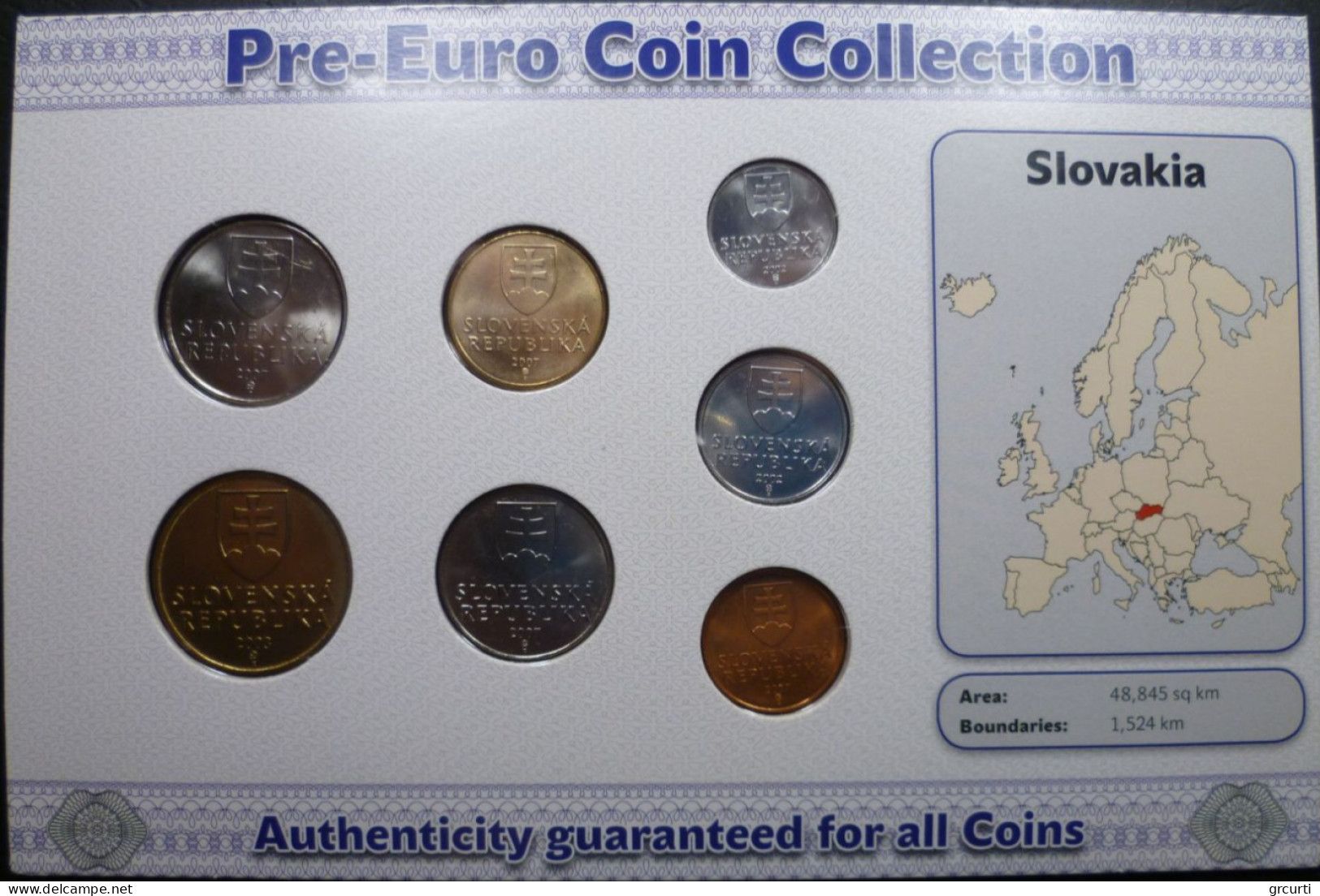 Slovacchia - Monetazione Pre-Euro - Anni Misti - 10, 20 E 50 Halierov, 1, 2, 5 E 10 Korun - Slovaquie