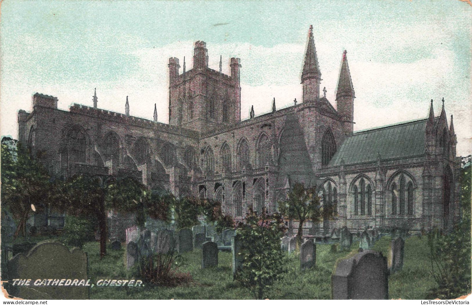 ROYAUME UNI - Angleterre - Chester - The Cathedral - Colorisé - Carte Postale Ancienne - Chester