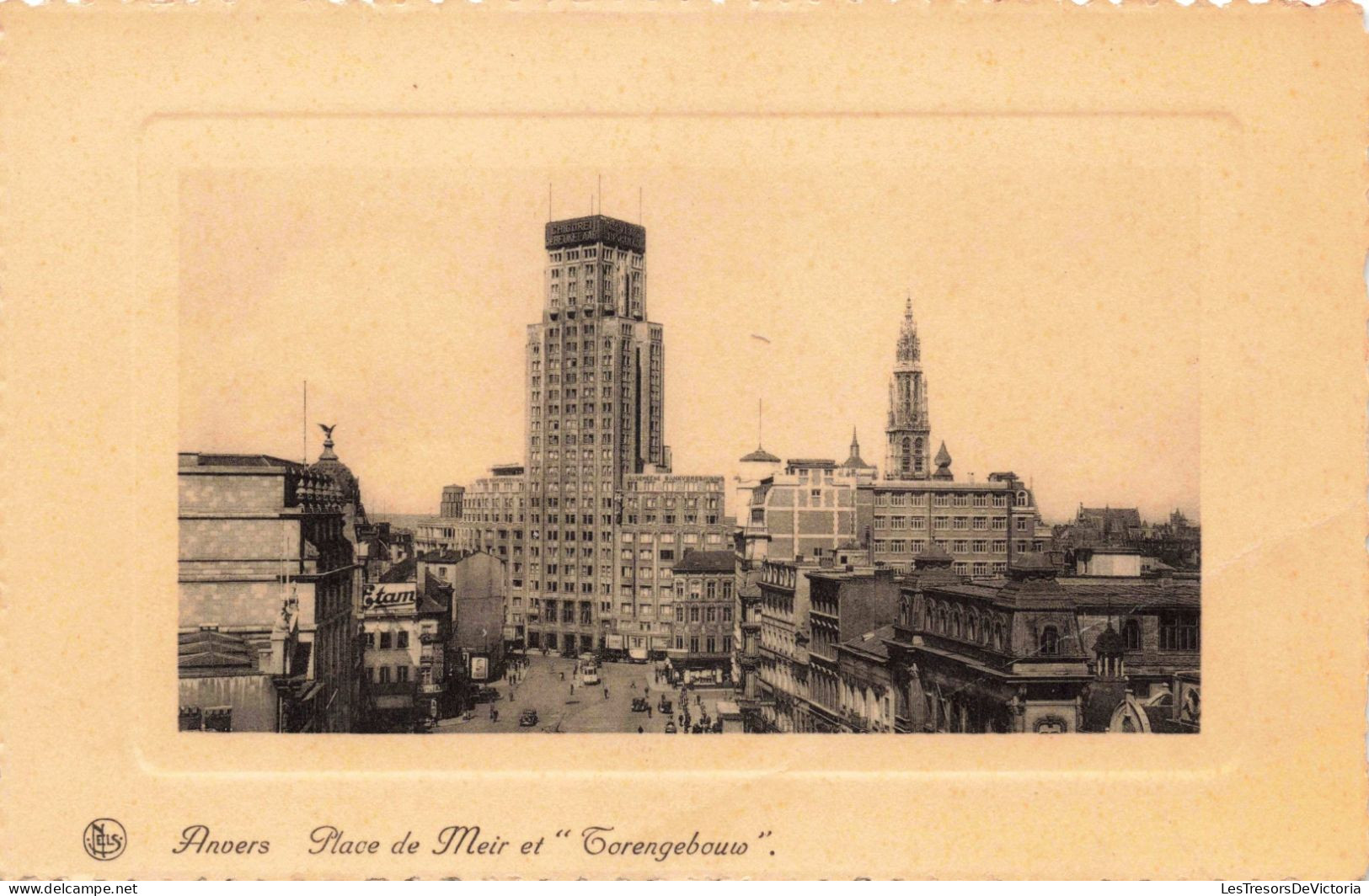 BELGIQUE - Antwerpen - Place De Meir Et "Torengebouw" - Carte Postale Ancienne - Antwerpen