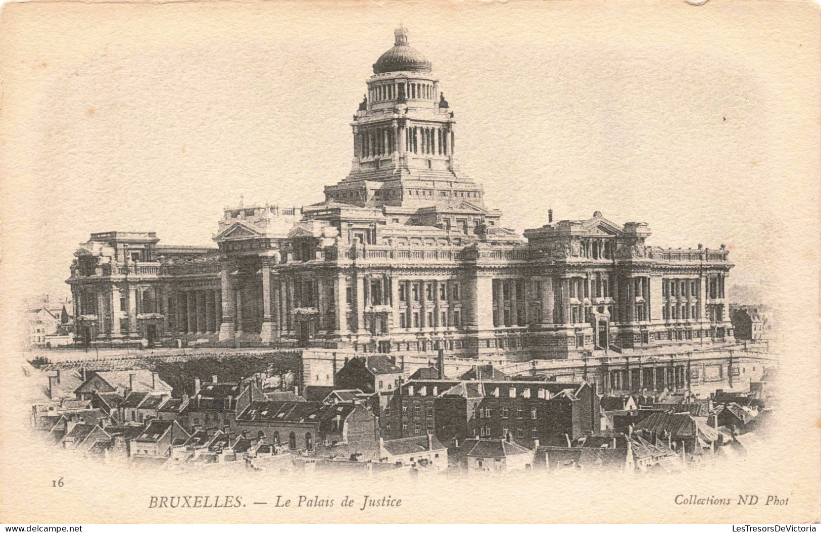 BELGIQUE - Bruxelles - Le Palais De Justice - Collection ND - Carte Postale Ancienne - Monumenten, Gebouwen