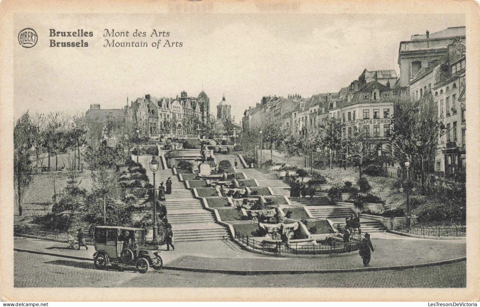 BELGIQUE - Bruxelles - Mont Des Arts  - Carte Postale Ancienne - Marktpleinen, Pleinen