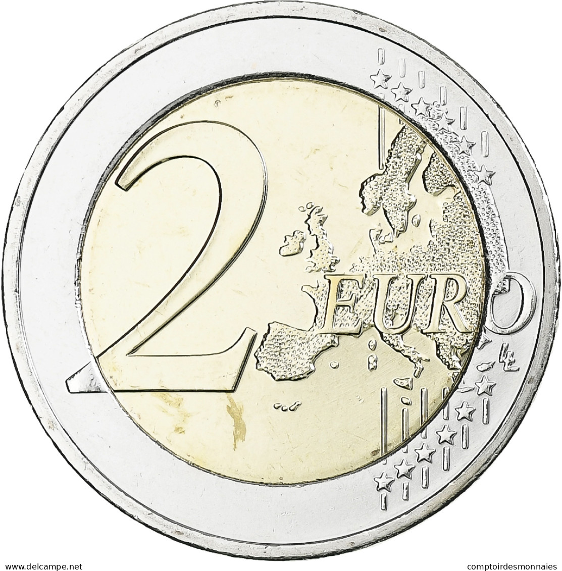 Chypre, 2 Euro, Introduction De L'euro, 2012, SPL, Bimétallique, KM:97 - Cyprus