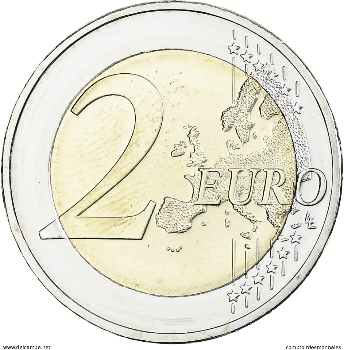 Estonie, 2 Euro, Introduction De L'euro, 2012, SPL, Bimétallique, KM:70 - Estland