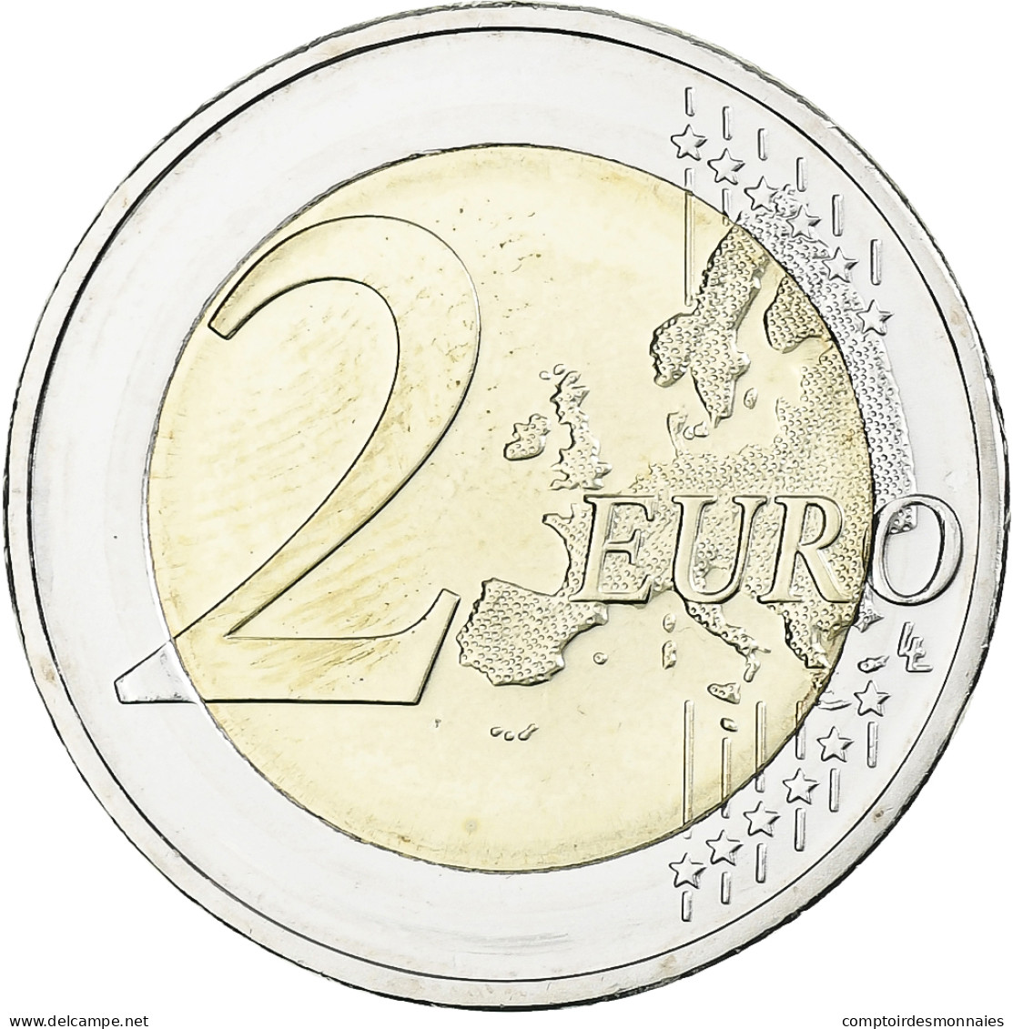 Estonie, 2 Euro, Introduction De L'euro, 2012, SPL, Bimétallique, KM:70 - Estonie