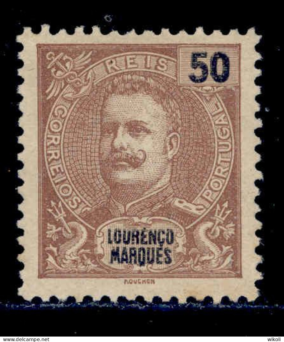 ! ! Lourenco Marques - 1903 D. Carlos 50 R - Af. 71 - No Gum - Lourenco Marques