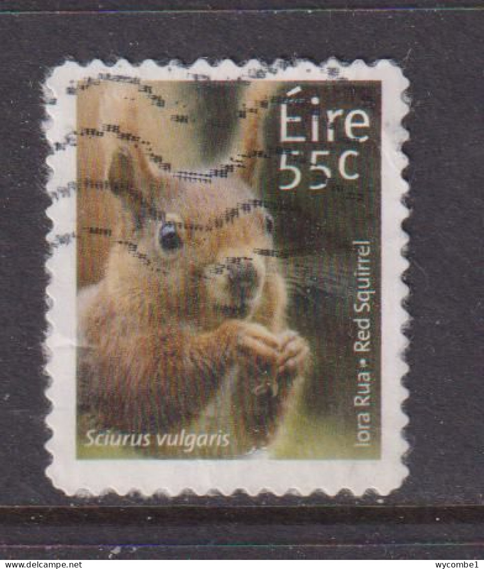 IRELAND  -  2011  Red Squirrel  55c  Self Adhesive  Used As Scan - Used Stamps