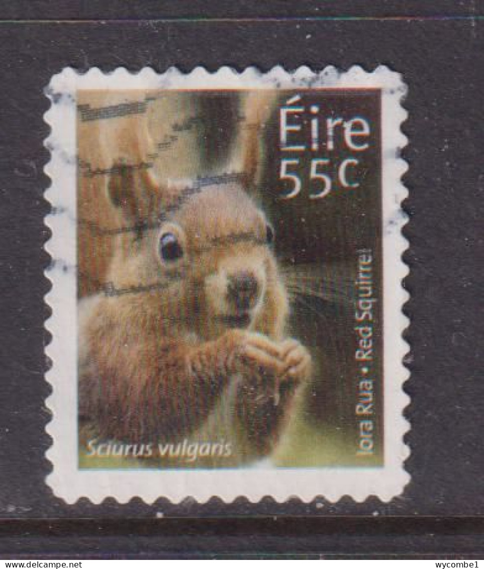 IRELAND  -  2011  Red Squirrel  55c  Self Adhesive  Used As Scan - Used Stamps