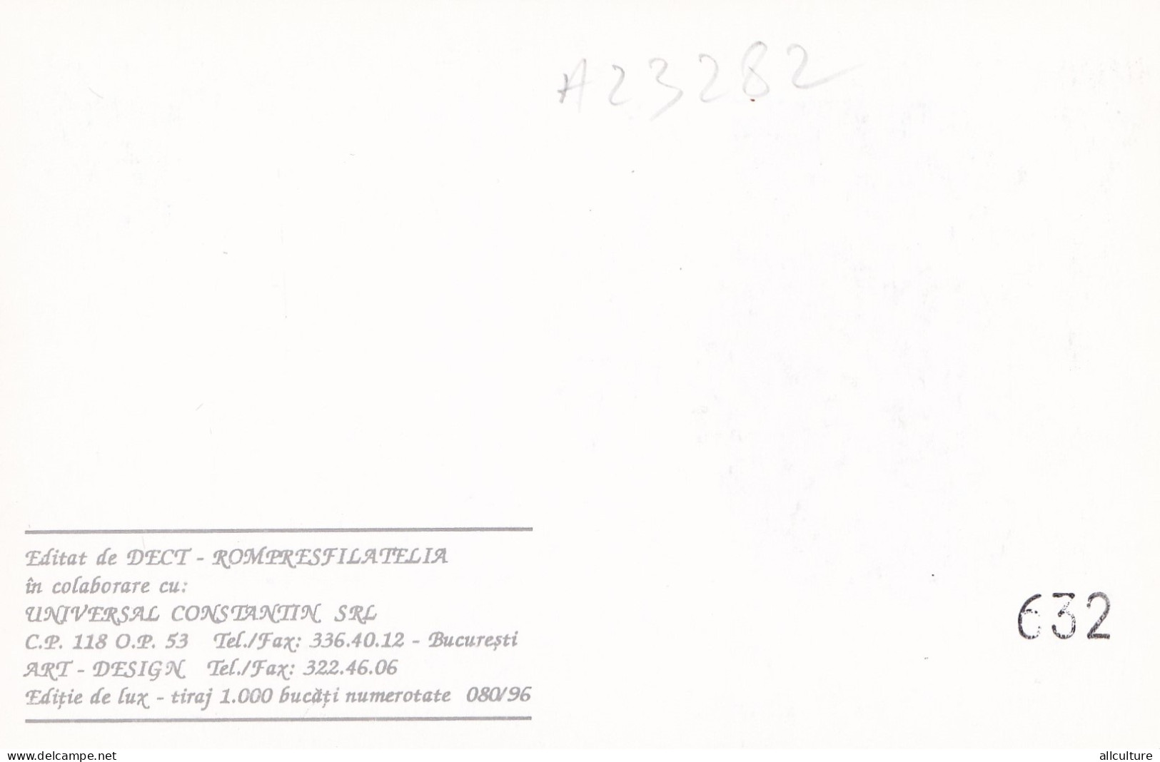 A23282  - MUSHROOM  Champignons  " AMANITA PHALLOIDES  " Entier Postal,stationery Card  1996  - Champignons