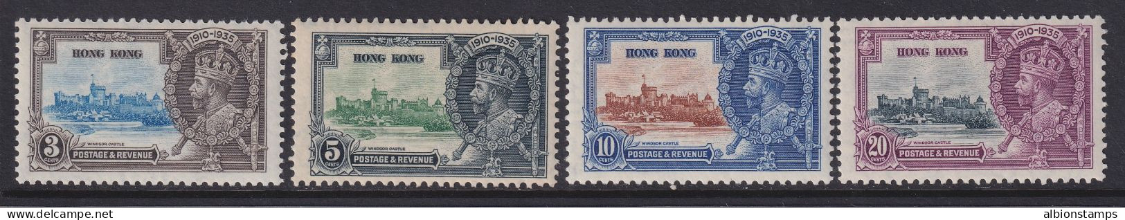 Hong Kong, Scott 147-150 (SG 133-136), MLH - Ungebraucht