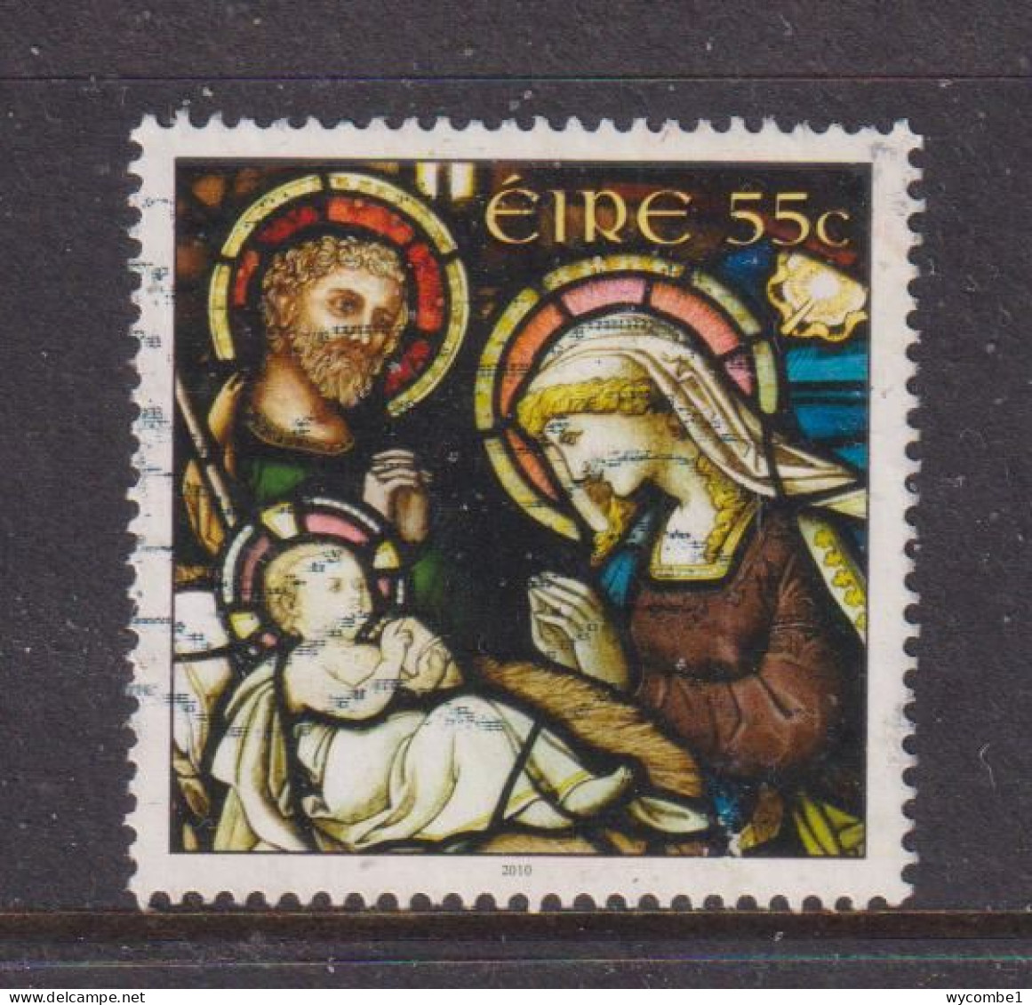 IRELAND  -  2010  Christmas  55c Used As Scan - Used Stamps