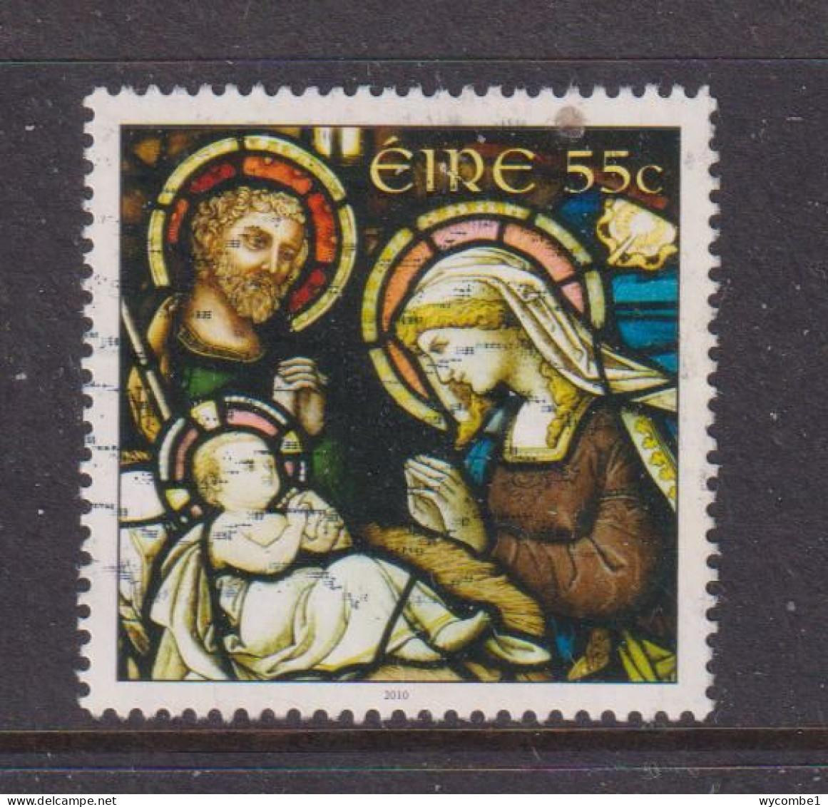 IRELAND  -  2010  Christmas  55c Used As Scan - Used Stamps