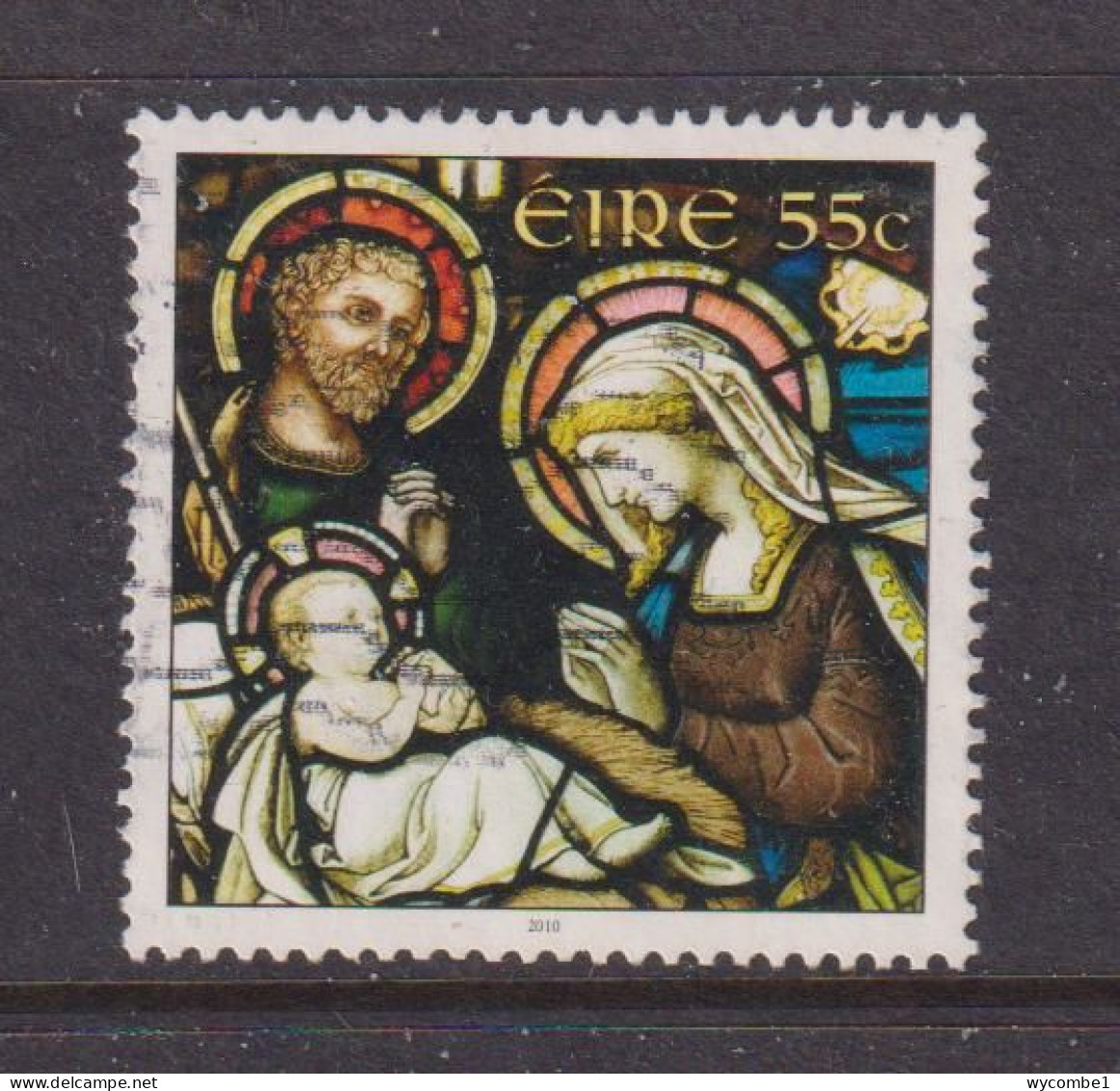 IRELAND  -  2010  Christmas  55c Used As Scan - Used Stamps