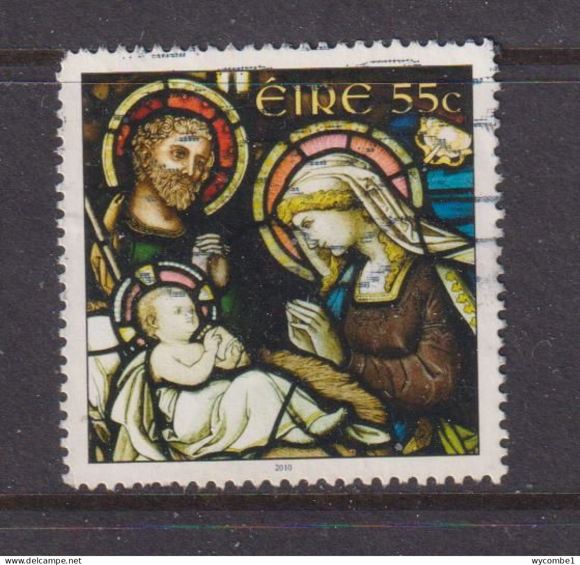 IRELAND  -  2010  Christmas  55c Used As Scan - Used Stamps