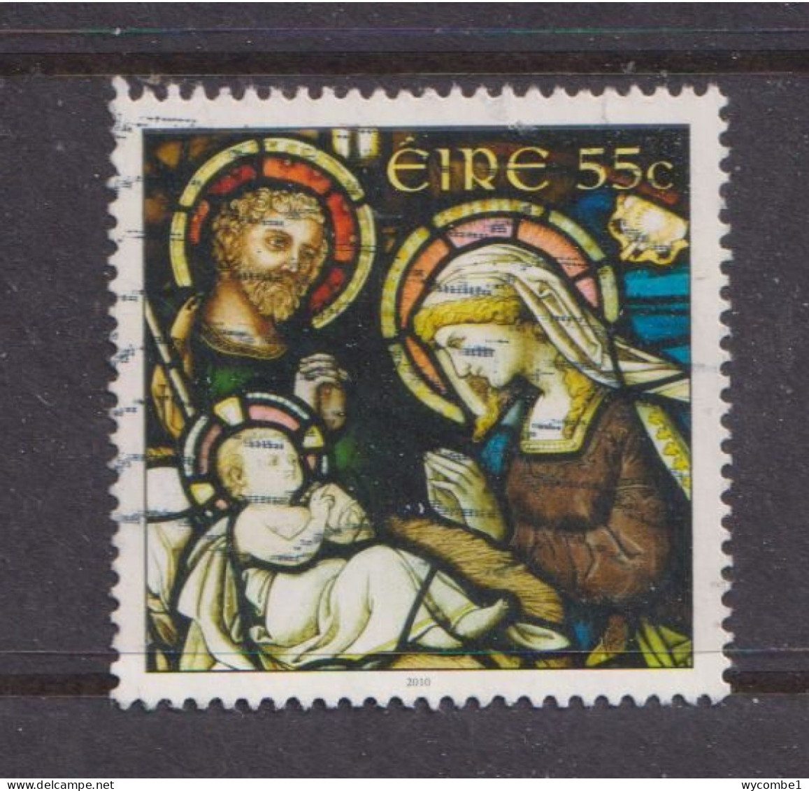 IRELAND  -  2010  Christmas  55c Used As Scan - Used Stamps