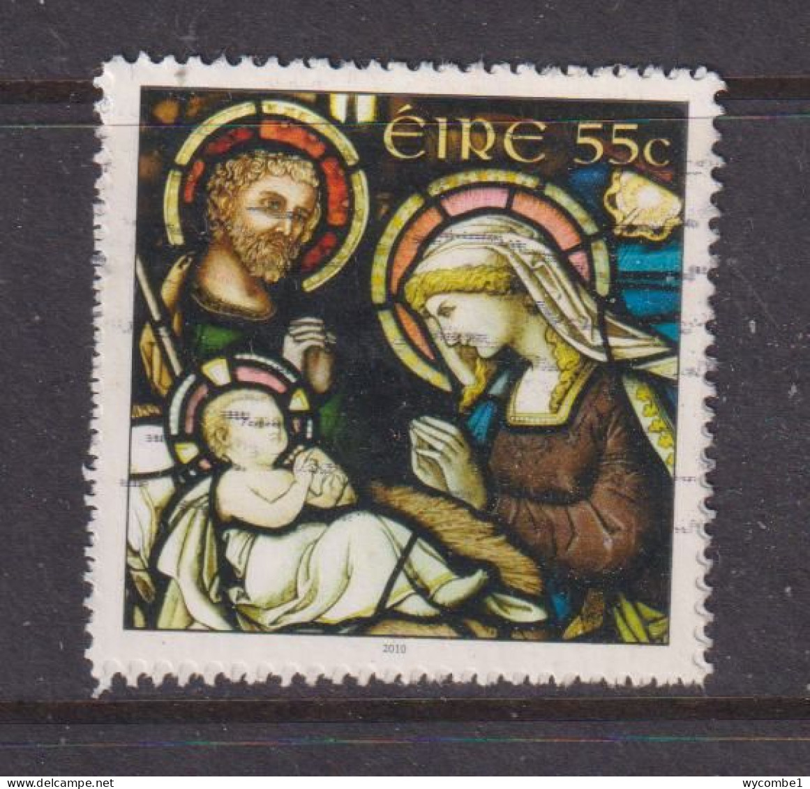 IRELAND  -  2010  Christmas  55c Used As Scan - Used Stamps