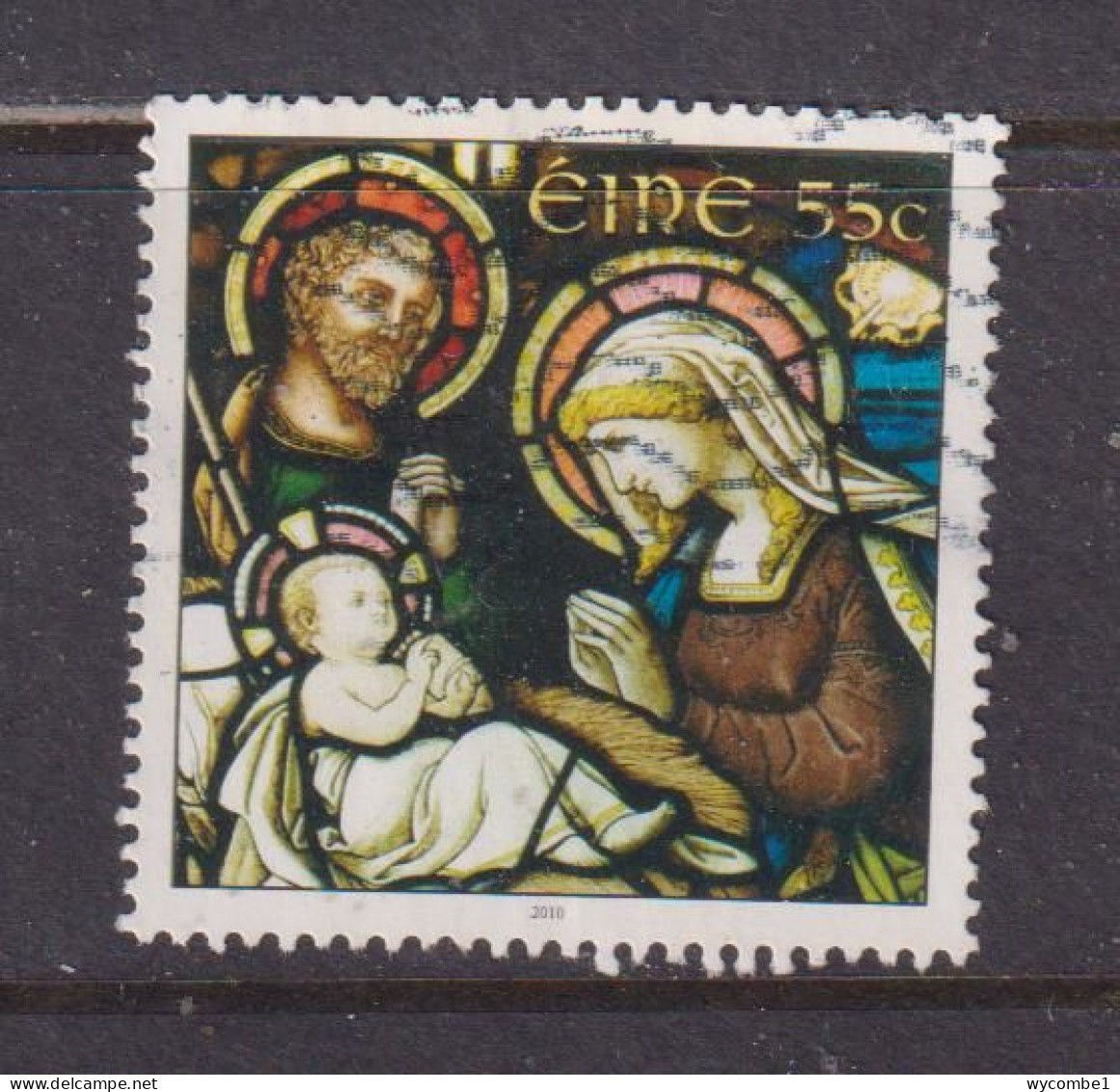 IRELAND  -  2010  Christmas  55c Used As Scan - Used Stamps