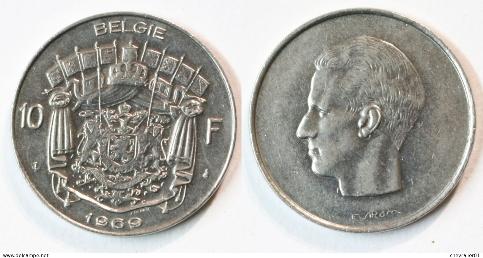 Monnaie-BE_10 Fr_Baudouin_1969_21-01 - 10 Francs