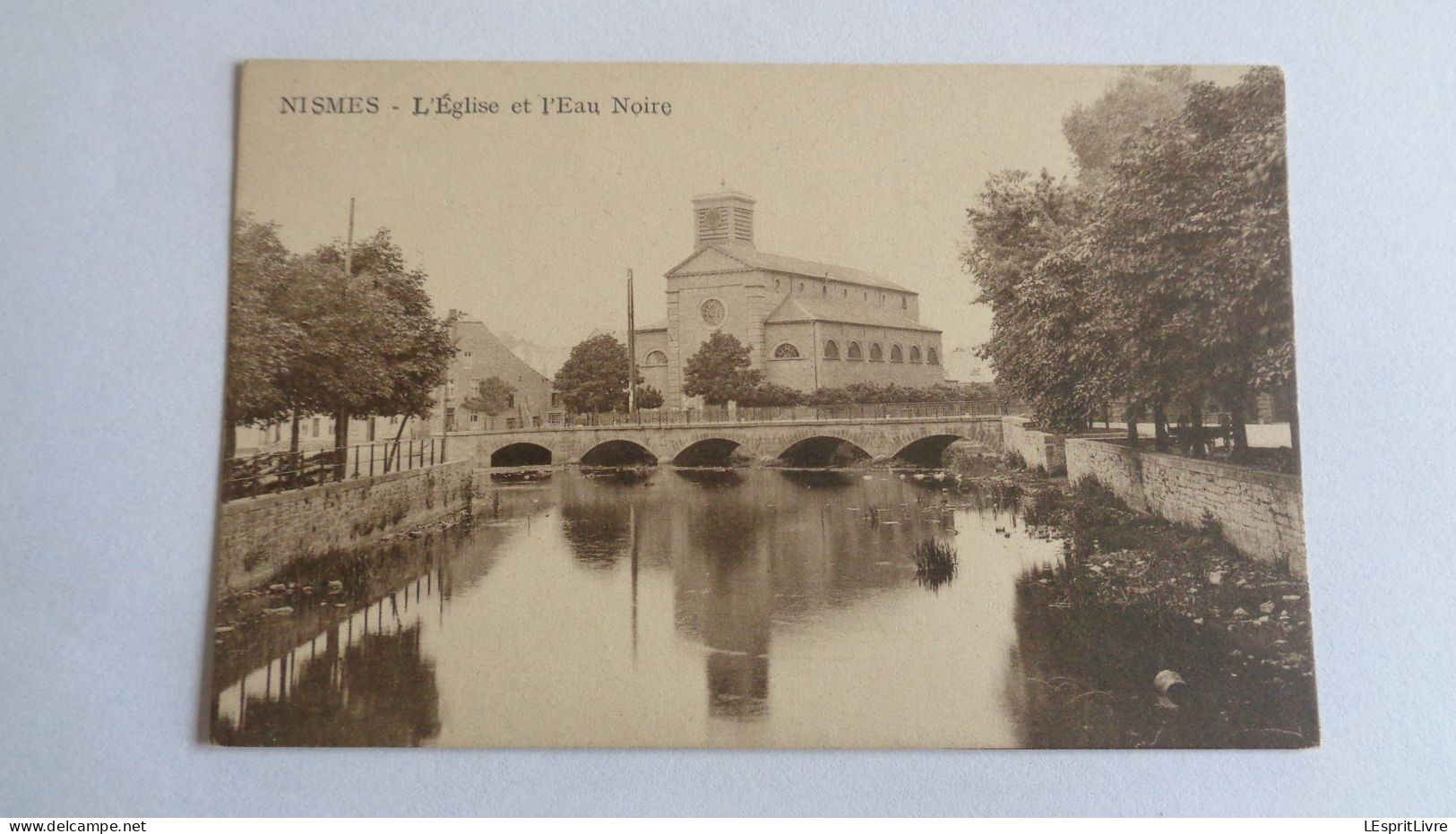 NISMES L'Eglise Et L'Eau Noire PK CP Province De Namur Commune Viroinval Belgique Carte Postale Post Kaart Postcard - Doische