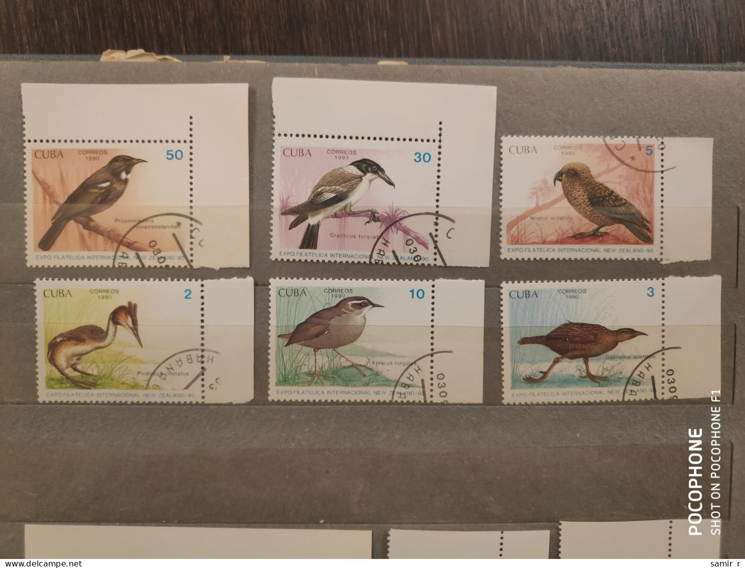 1990	Cuba	Birds (F51) - Used Stamps