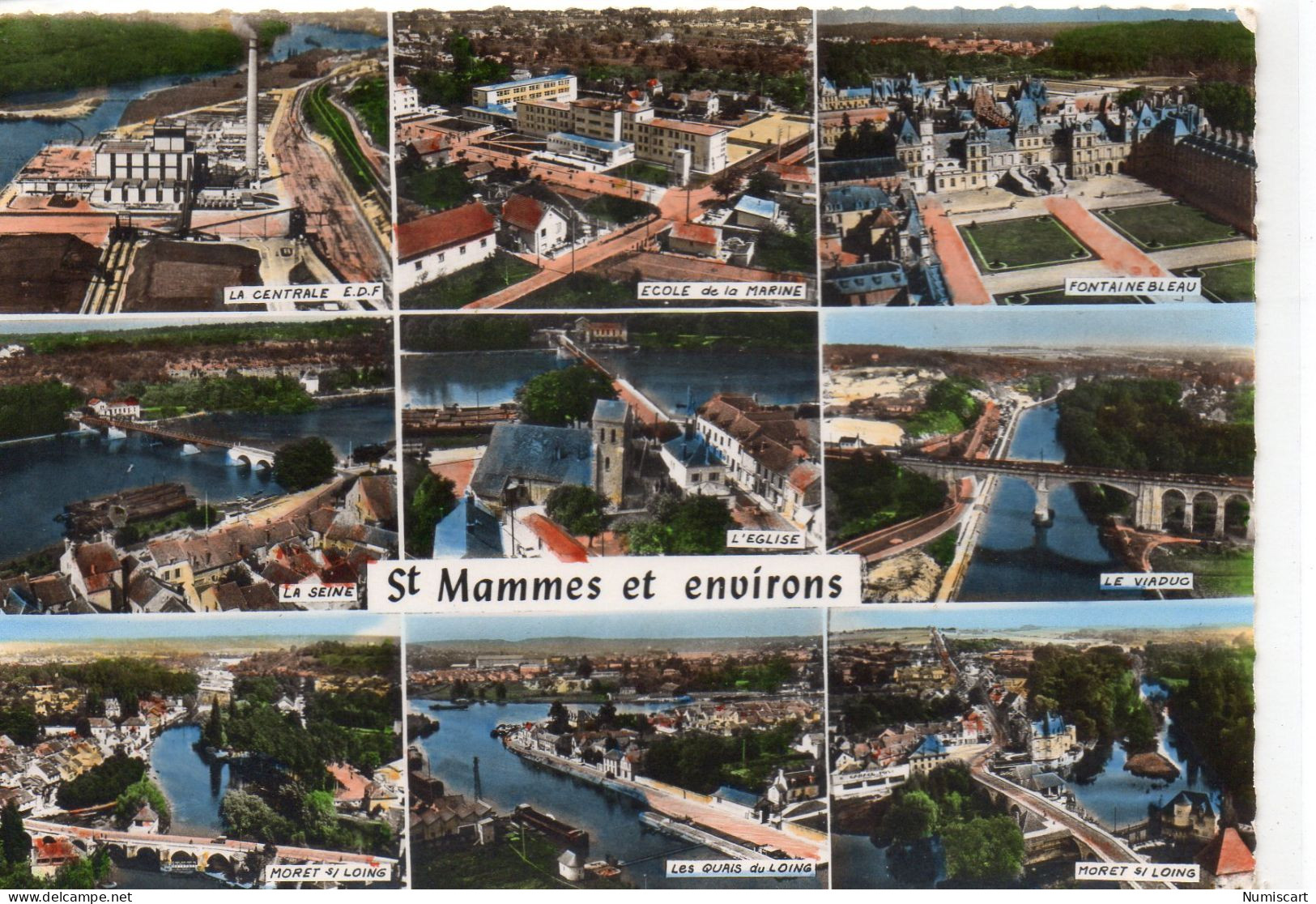 Saint-Mammes Et Environs Belle Multi-vue Aérienne - Saint Mammes