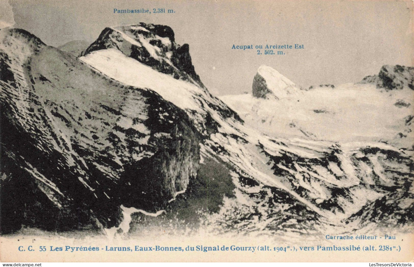 FRANCE - Laruns - Eaux-Bonnes - Du Signal De Gouzy Vers Pambassibé - Carte Postale Ancienne - Laruns