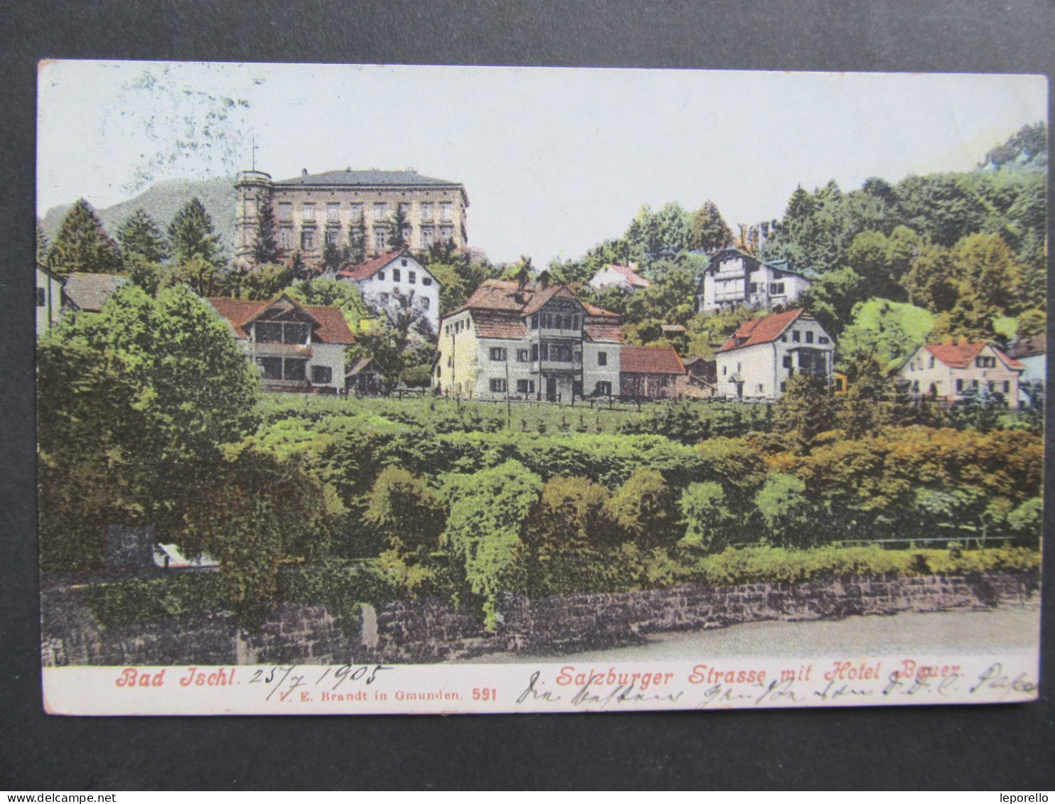 AK BAD ISCHL Salzburgerstrasse Ca. 1900 /// D*57262 - Bad Ischl