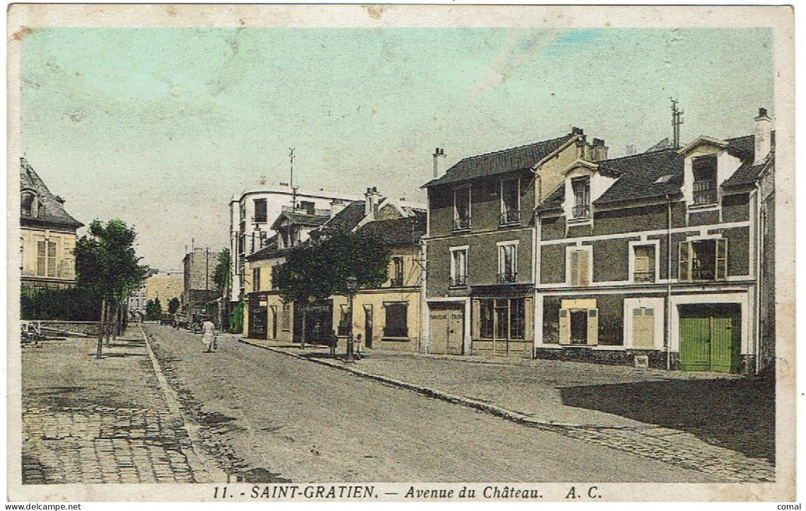 CPA - 95 - SAINT GRATIEN -Avenue Du Château  - Couleurs - - Saint Gratien