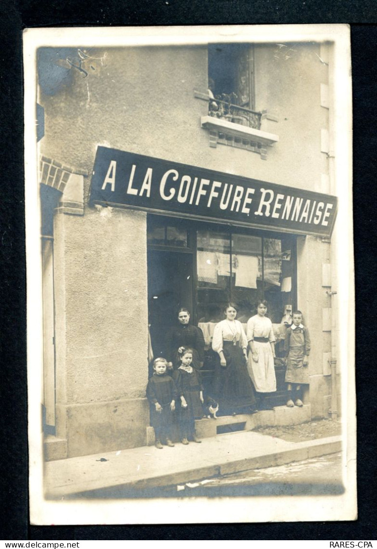 35 RENNES - A LA COIFFURE RENNAISE - CPA PHOTO - SUPERBE - RCPA 14 - Rennes