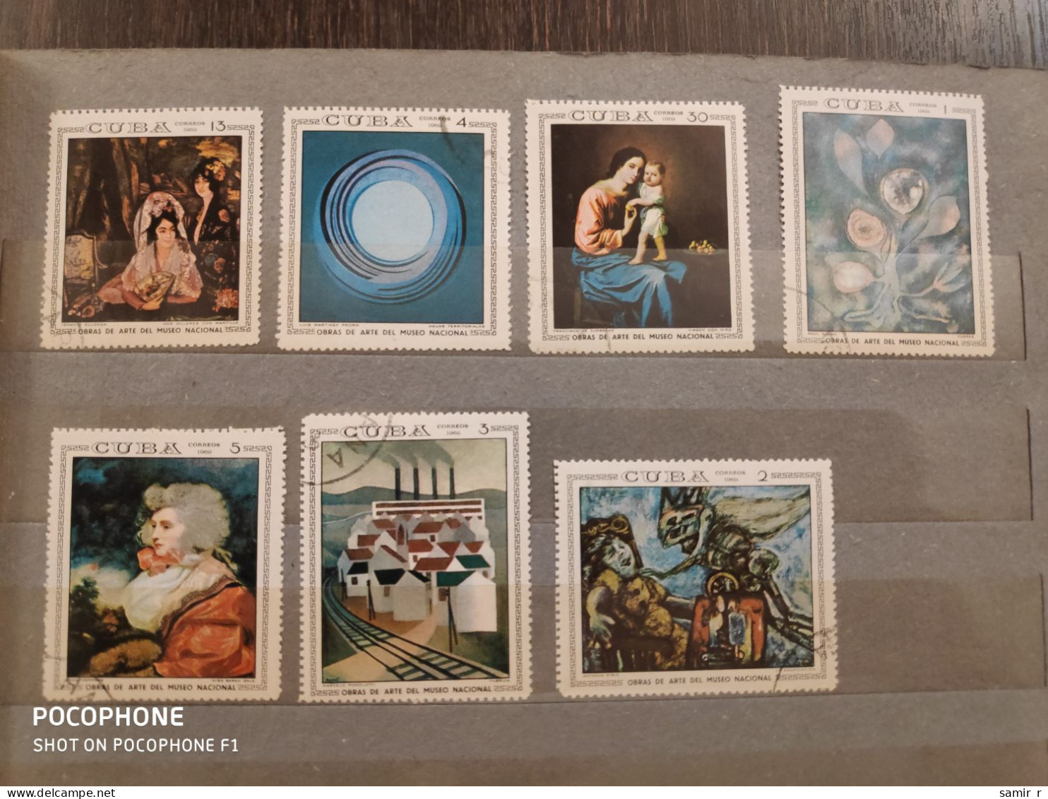 1969	Cuba	Paintings (F52) - Used Stamps