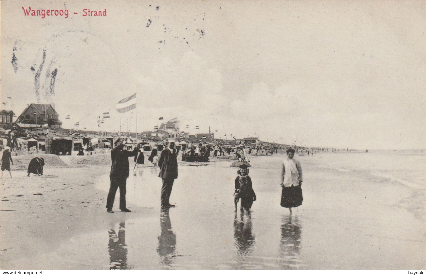 DE186   --    WANGEROOG  --  STRAND  --  1912 - Wangerooge