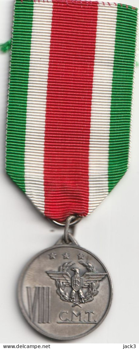 Medaglia Militare 28mm Argento 800 VIII CMT Lazio Roma Peso 9gr - Altri & Non Classificati