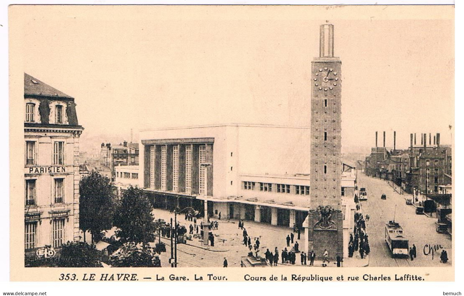 CPA LE HAVRE La Gare - Station