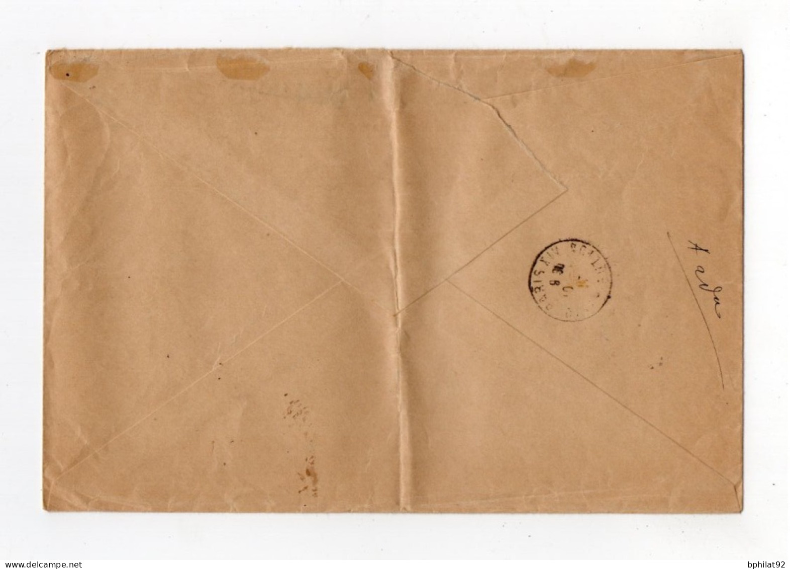 !!! OUBANGUI, LETTRE RECOMMANDEE DE BANGUI DE 1916 POUR PARIS - Covers & Documents