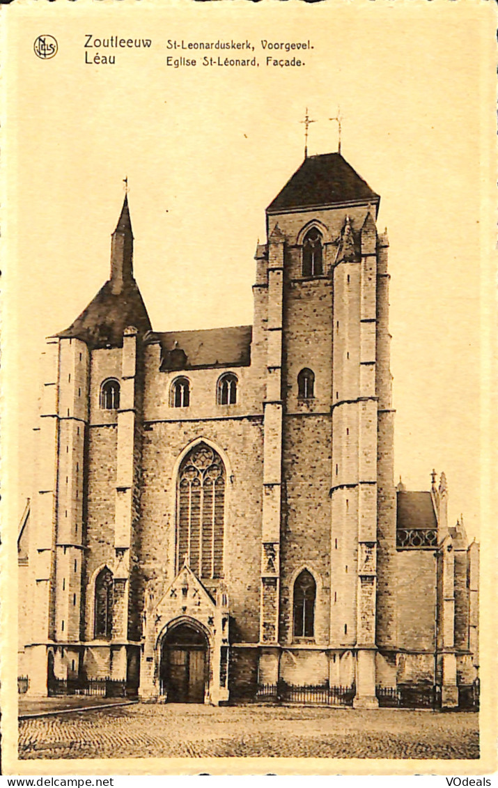 Belgique - Brabant Flamand - Zoutleeuw - Eglise St-Léonard - Fçade - Zoutleeuw