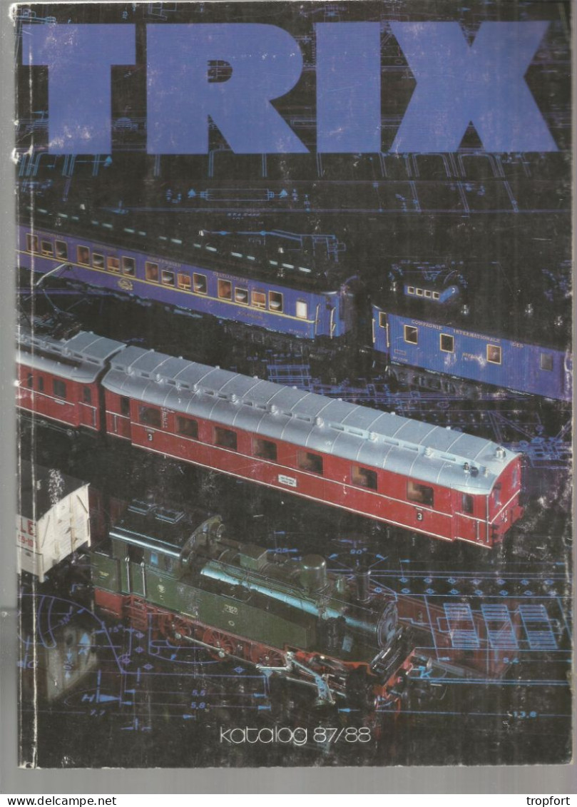 CATALOGUE TRIX   Train électrique Jouet Accessoires  170 Pages  1987 1988 - Catálogos