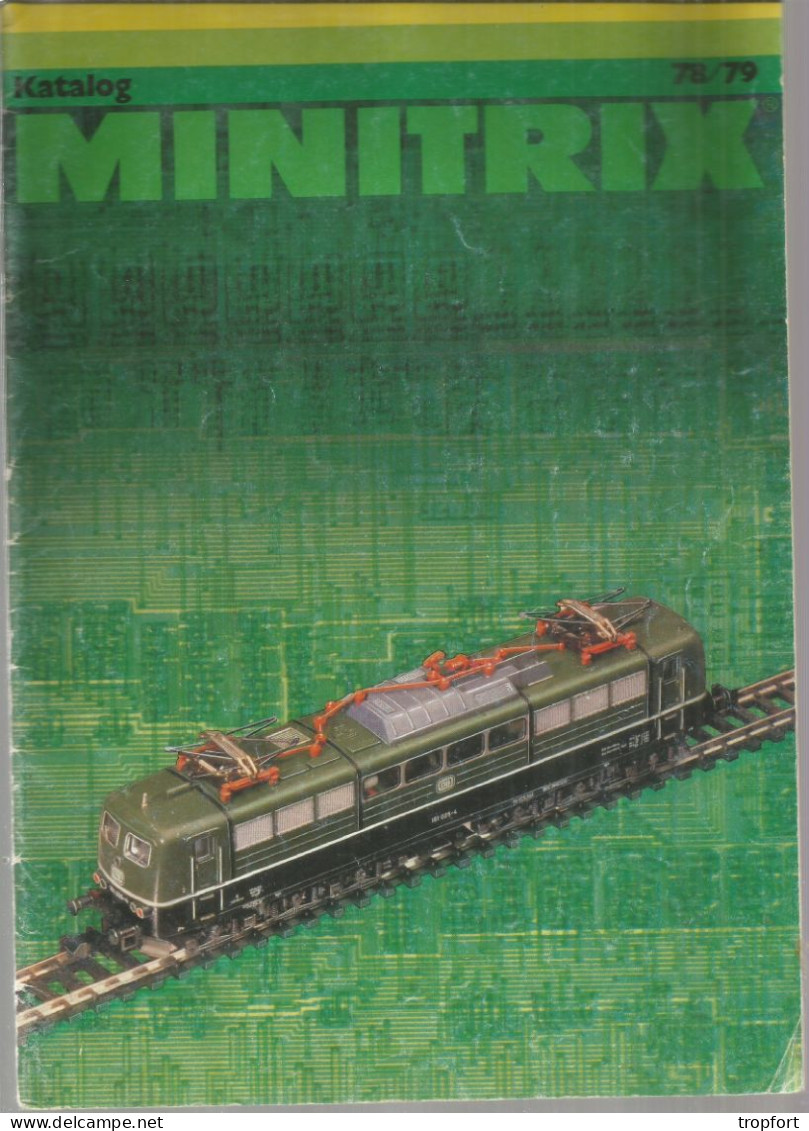 CATALOGUE MINITRIX   Train électrique Jouet Accessoires  45 Pages  1978 1979 - Kataloge