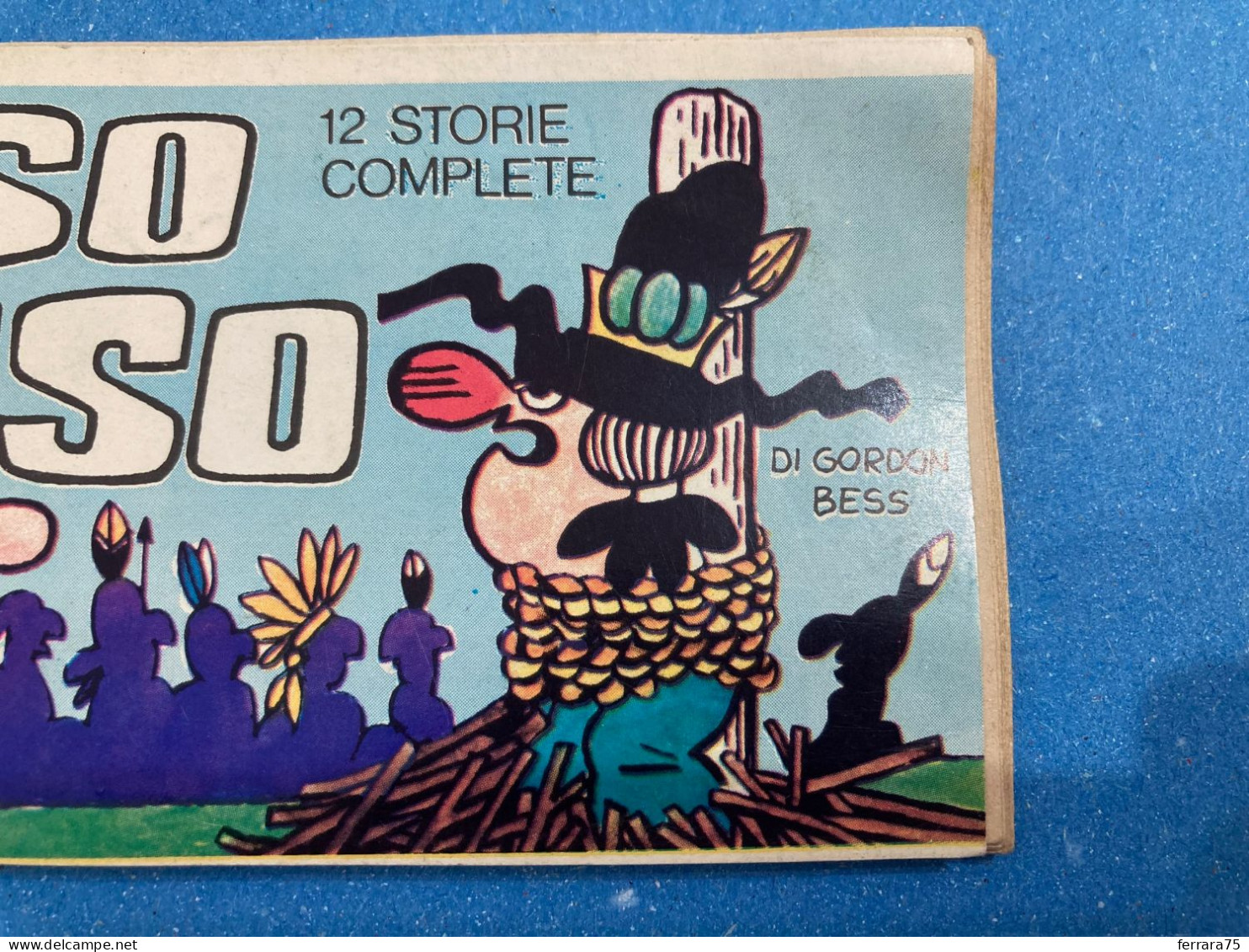 GORDON BESS: COMIC ART PALADINO NASO ROSSO REDEYE 12 STORIE COMPLETE 1970 FUMETTO STRISCIA. - Humoristiques