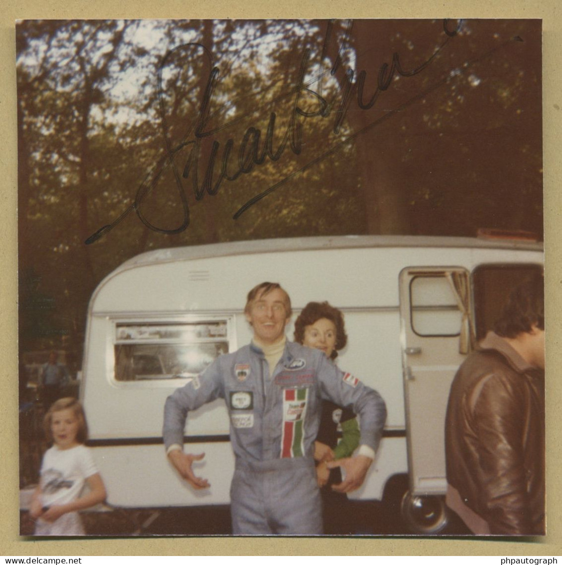 Stuart Graham - Pilote Automobile Anglais - Photo Originale Signée - 1977 - Sportspeople