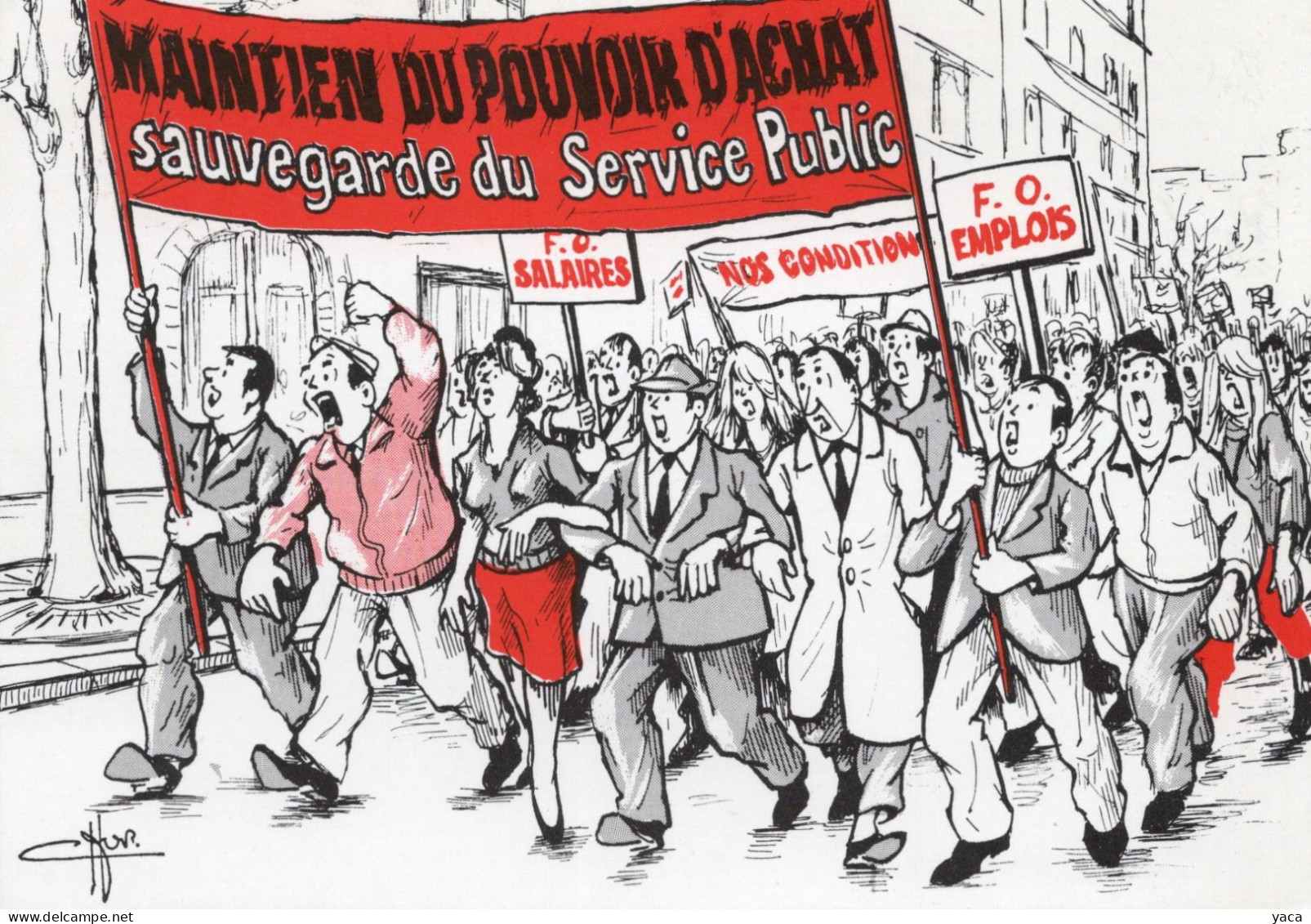 édition  Force Ouvrière -1986 - Maintien Du Pouvoir D'achat  Chirac 1°ministre - Toujours D'actualité - Labor Unions