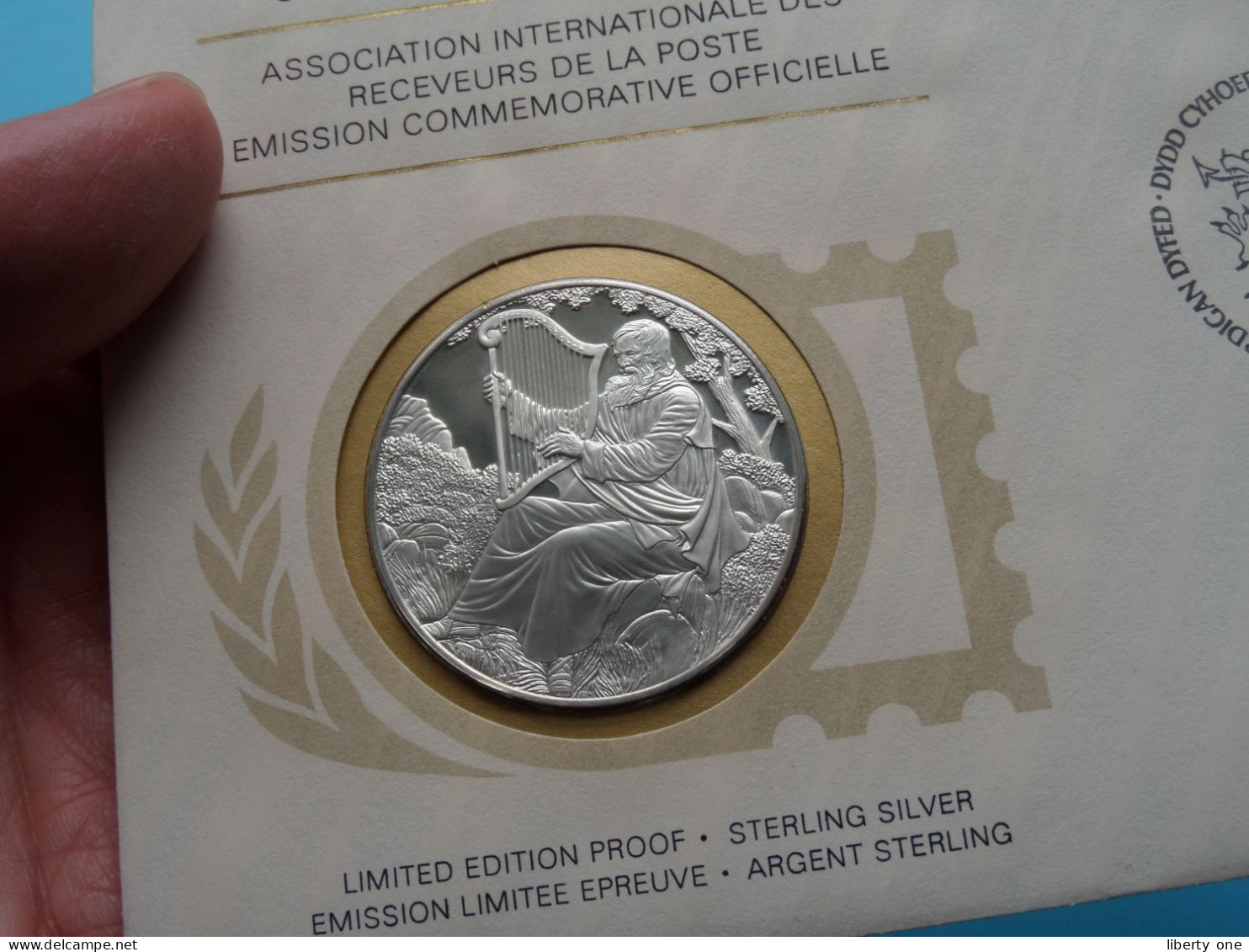 En L'honneur Du ROYAL NATIONAL EISTEDDFOD Wales > Edit. PROOF Sterling SILVER ( +/- 25 Gr ) Int. Soc. Of POSTMASTERS ! - 1971-1980 Decimal Issues