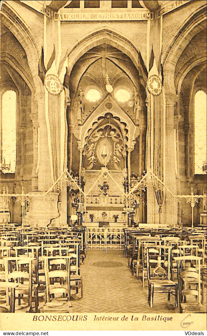 Belgique - Hainaut - Bonsecours - Intérieur De La Basilique - Péruwelz