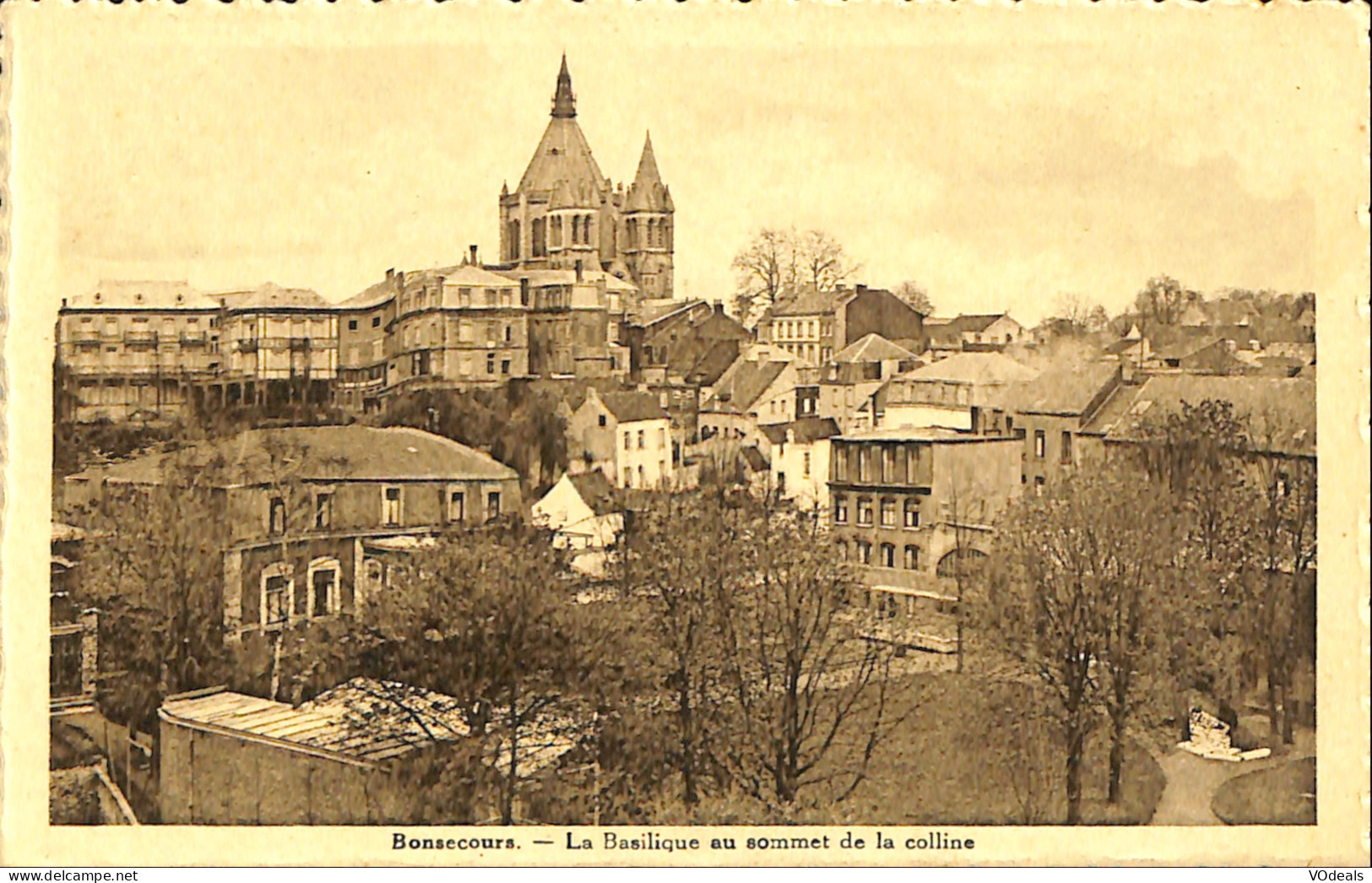 Belgique - Hainaut - Bonsecours - La Basilique Au Sommet De La Coline - Péruwelz